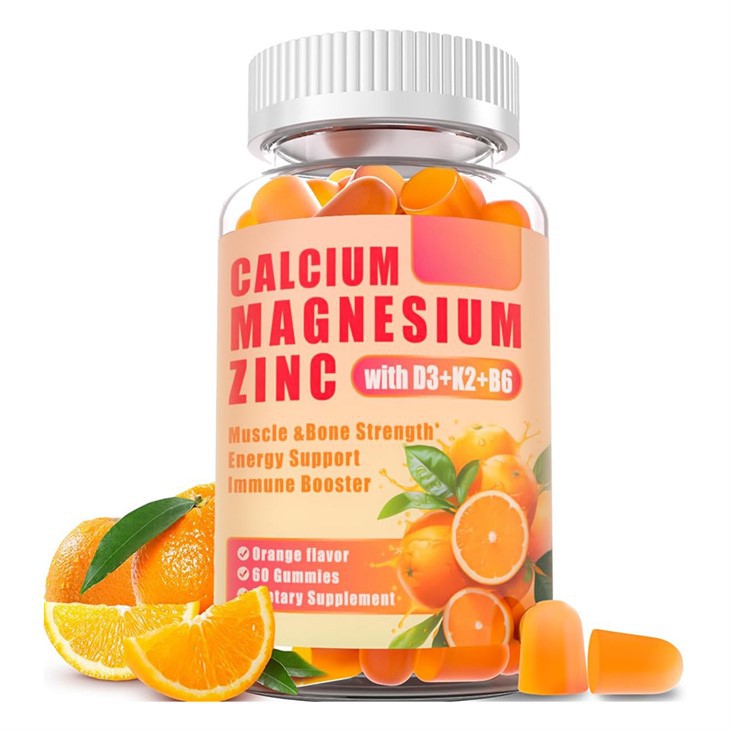 Bonbons gélifiés Calcium Magnésium Zinc D3k2