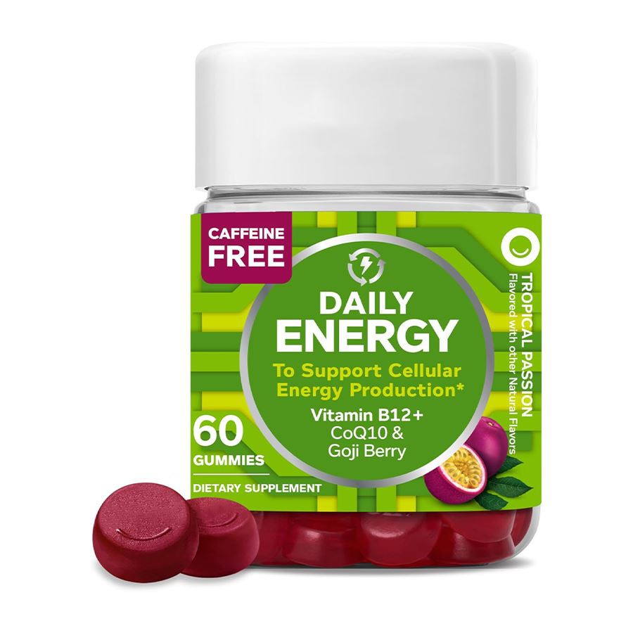 Olly Daily Energy Gummies alimente votre journée avec une énergie cellulaire naturelle
