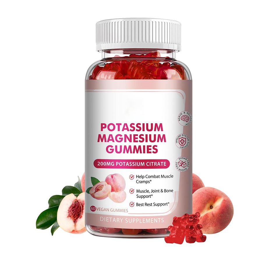 Gummies en magnésium de potassium: formule avancée pour les muscles, les os et le bien-être total du corps