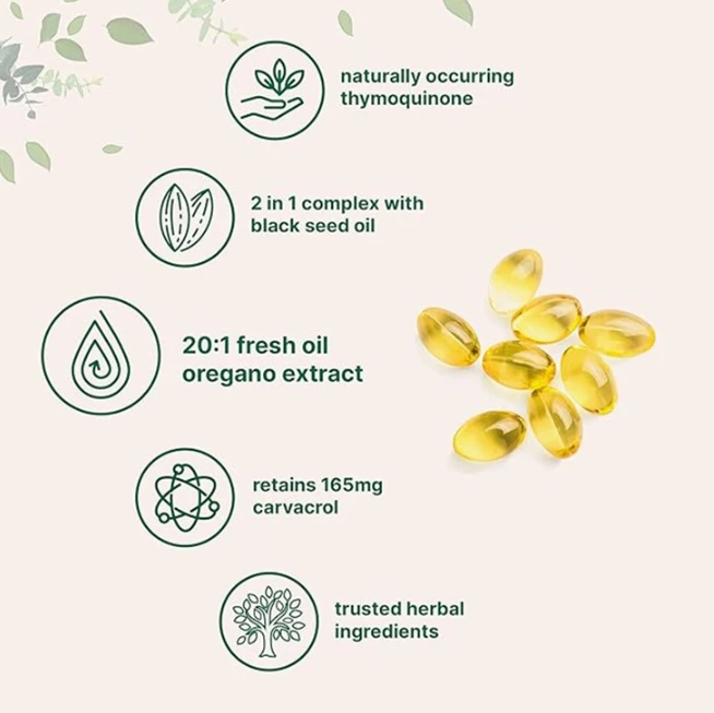 Oregano Oil Softgels Capsules