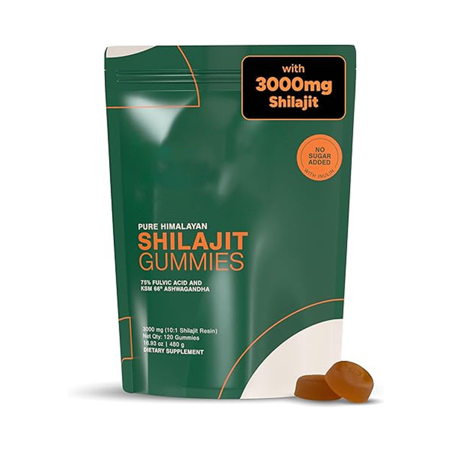 Gummies Shilajit avec KSM 66 Ashwagandha