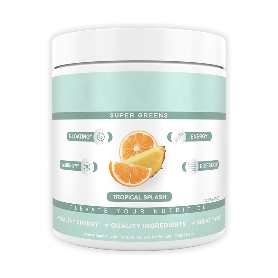 Poudre de boisson super verte