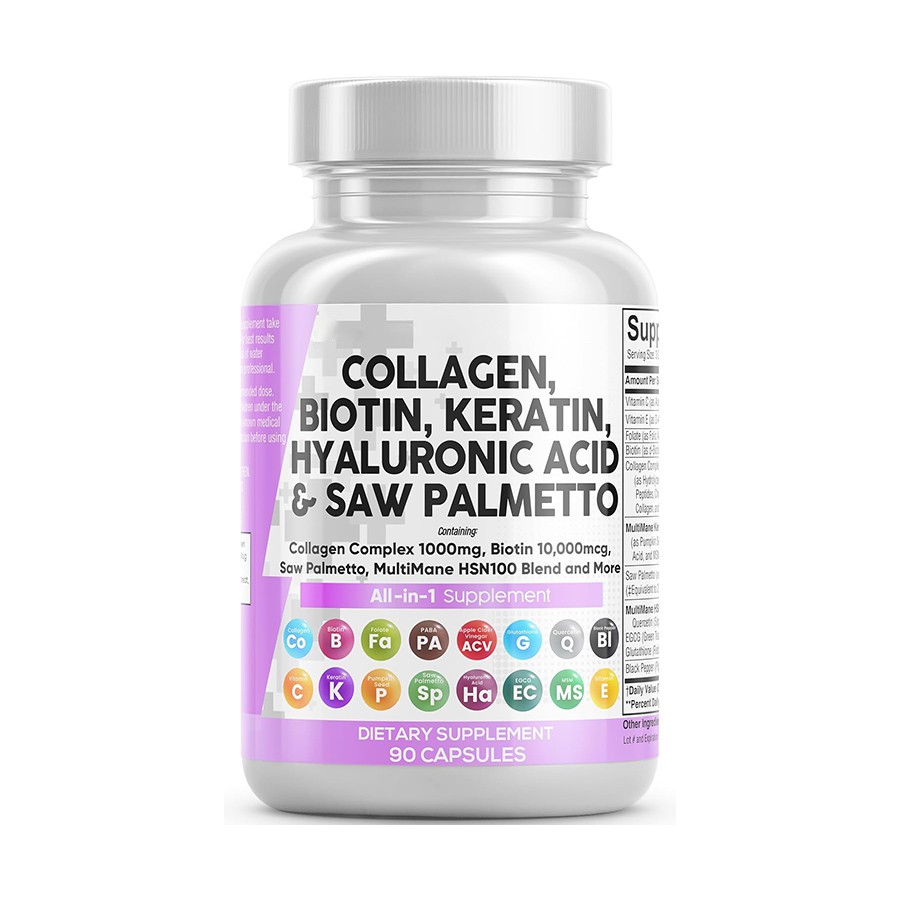 Supplément ultime tout-en-un pour cheveux et ongles